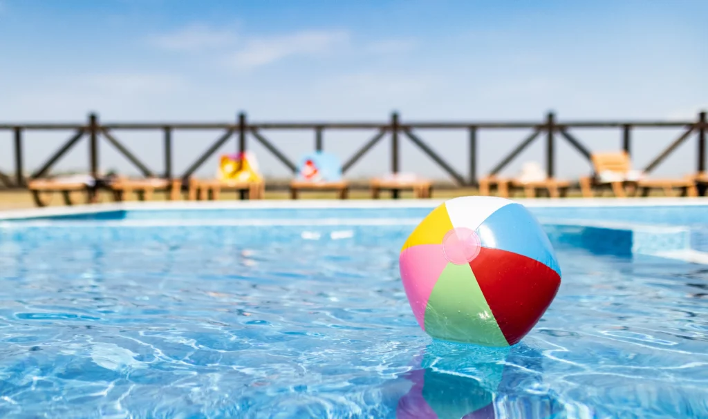 Pool maintenance in summer