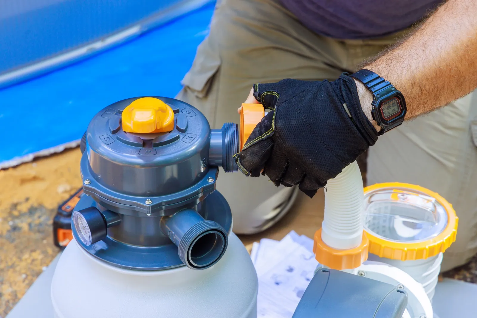 outdoor pool maintainance